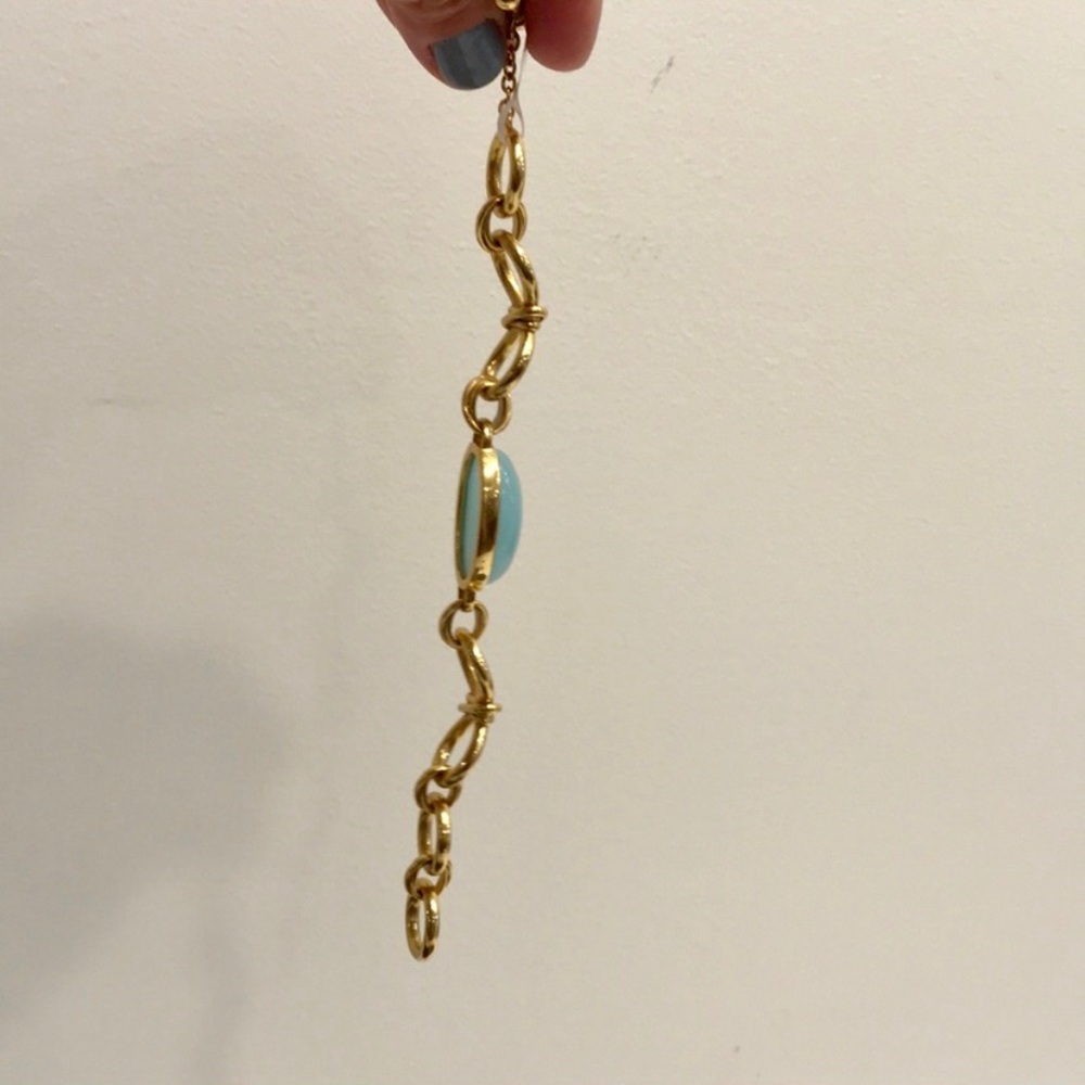 NWT luxury bohemian minimalist Authentic rare Julie Vos Chalcedony bracelet - Picture 8 of 14